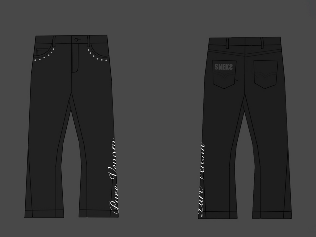 Pure Venom Flared Jean